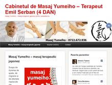 Tablet Screenshot of masajterapeutic.ro